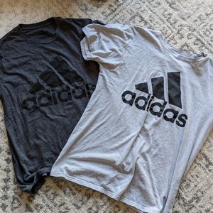 Two adidas shirts